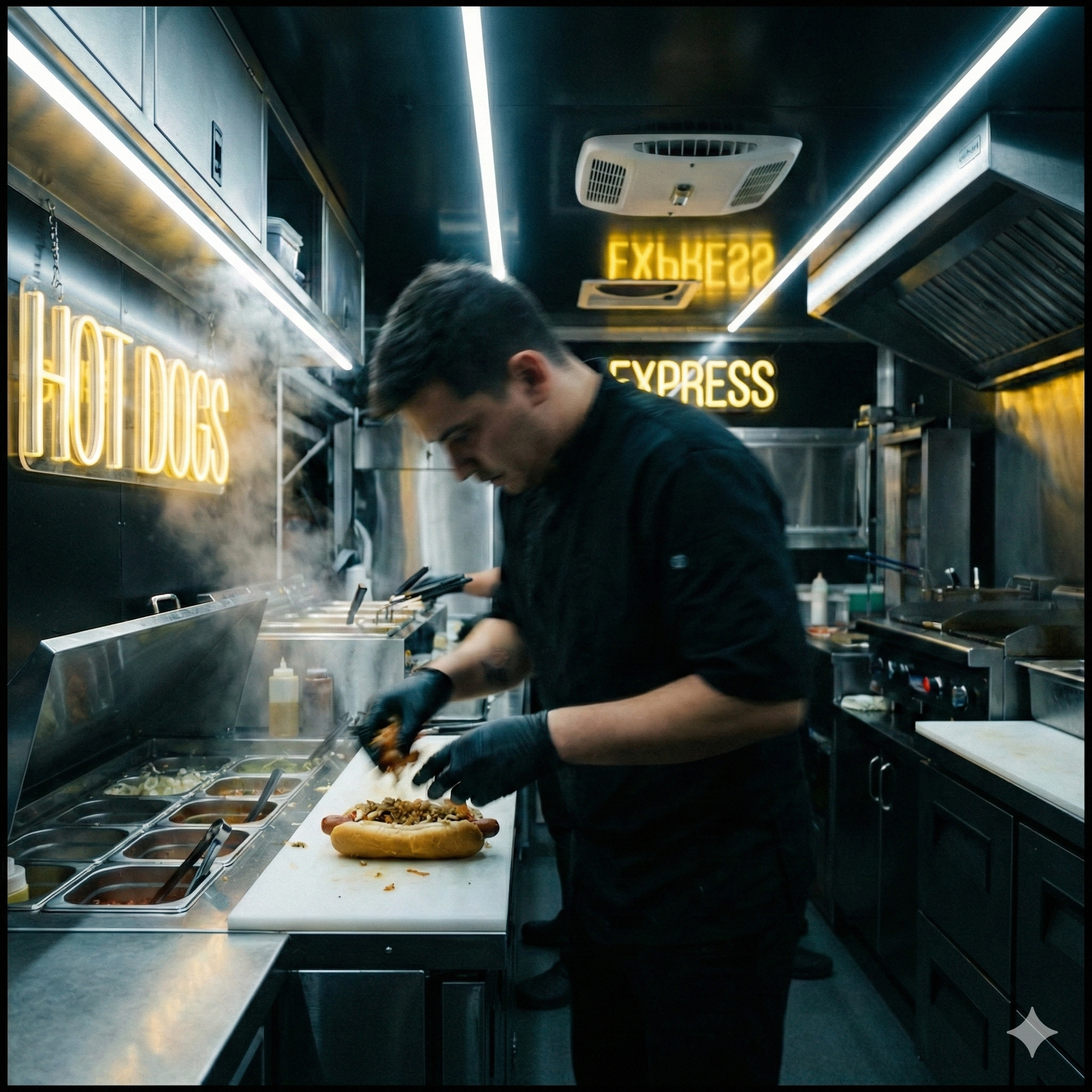 Fuego en la parrilla